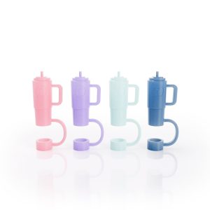 Tupperware® Silicone Straw Toppers for big T Tumbler | Set of 4